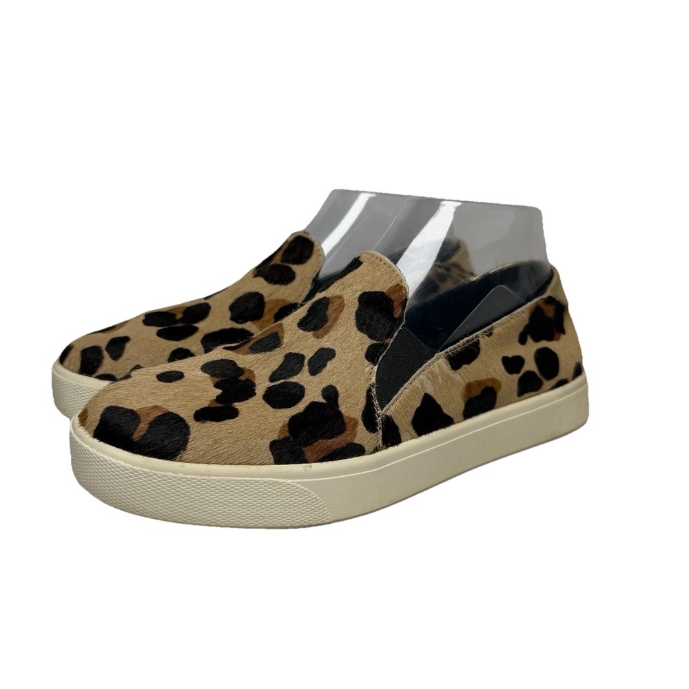 Cole Haan Grandpro Spectator Slip On Sneakers Womens 6.5 Animal Print Calf Hair